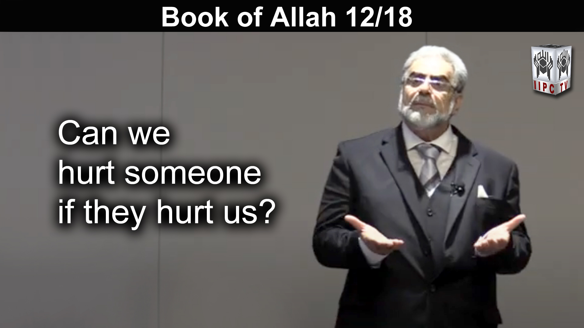 Episode 12 : "Can we hurt someone if they hurt us?"