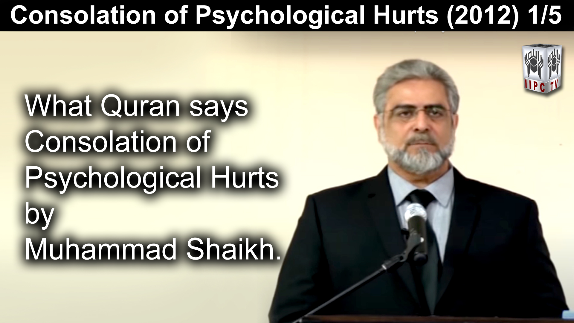 Episode 01 : "Consolation of Psychological Hurts"