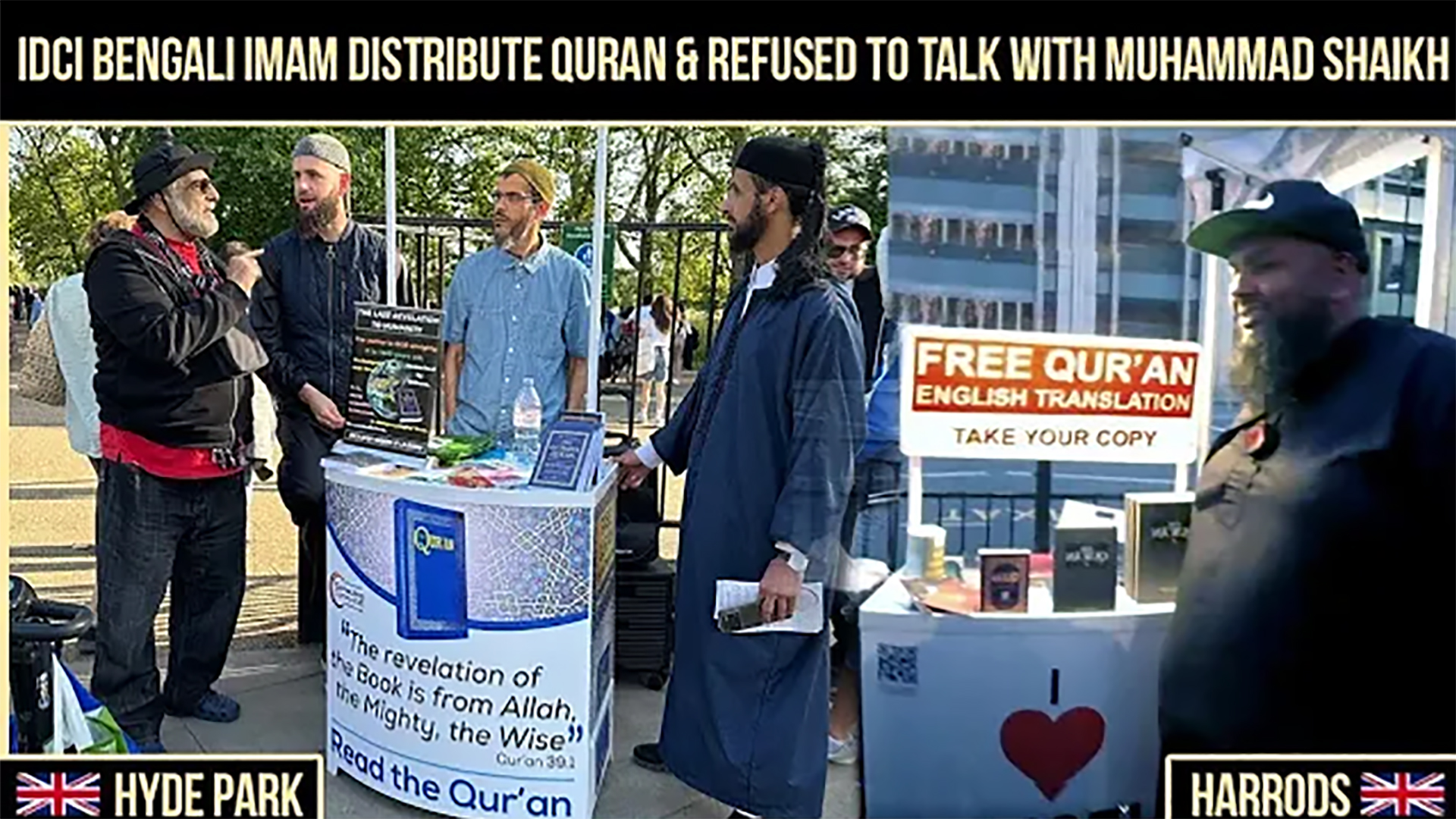 Episode 01: "IDCI Bangladeshi Imam distribute Quran excused to talk with Muhammad Shaikh"